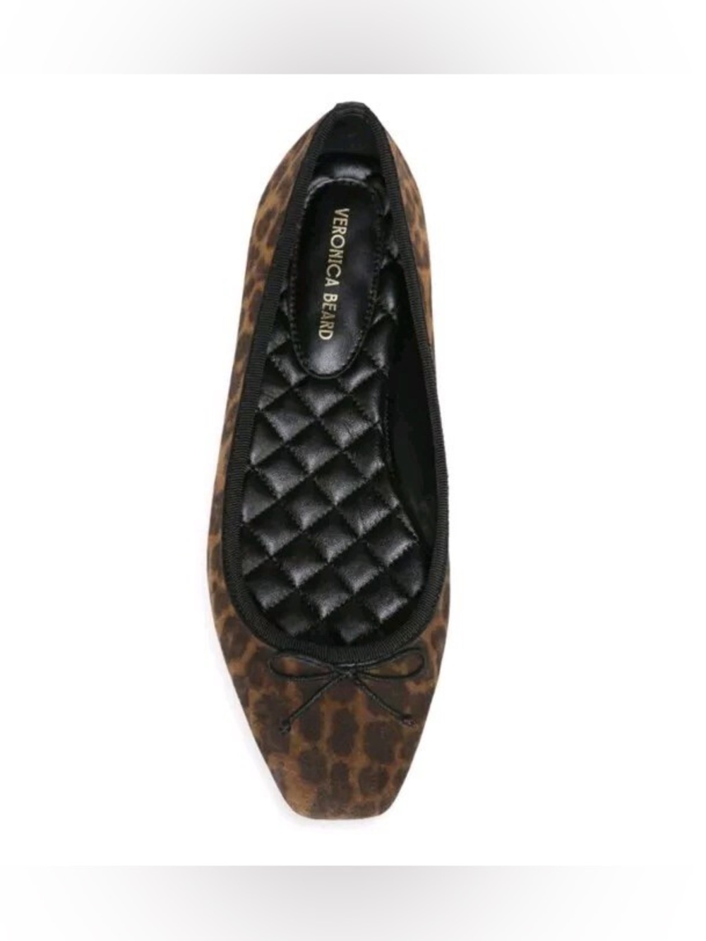 Veronica Beard Veronica Beard Beatrix
Leopard Bow Ballerina Flat SZ 7